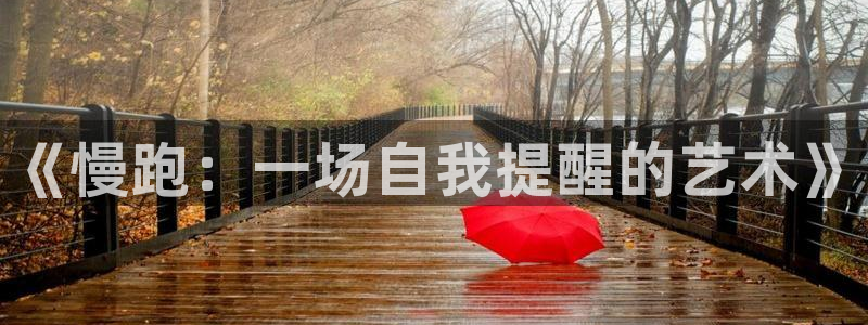 必发官方正版app娱乐首页官网下载：《慢跑：一场自我