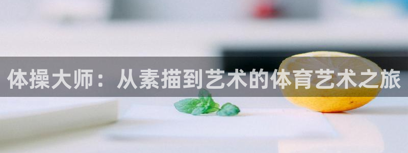 必发电子娱乐官网：体操大师：从素描到